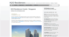 Desktop Screenshot of h2oresidence.net